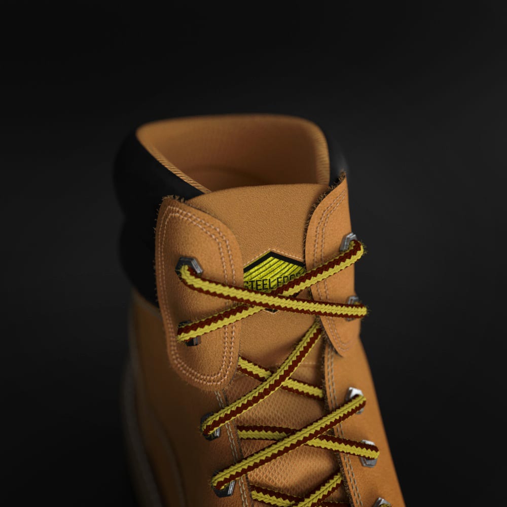 Steel Toe Shoe 3D Product Visualization 3